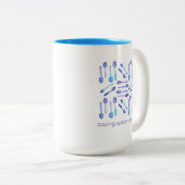 Vandaag spaart u Spoons! Tweekleurige Koffiemok (Voorkant rechts)