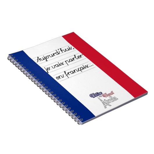 Vandaag spreek ik in het Frans 1. Groot Notitieboek (Rechterzijde)