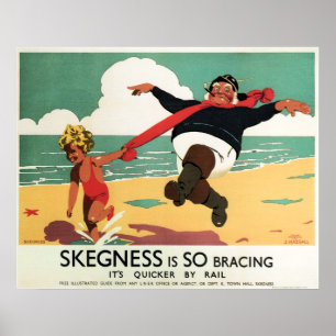 VANDAAG TE SKEGNESS c. 1908 Poster