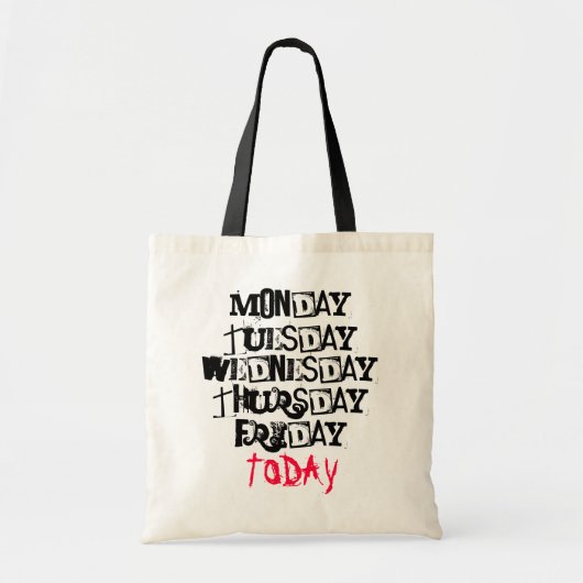 VANDAAG TOTE BAG (Voorkant)