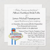 Vandaag trouw ik met mijn beste vriend in Las Vega Kaart (Voorkant / Achterkant)