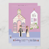 Vandaag trouw ik met mijn beste vriend kaart (Voorkant / Achterkant)