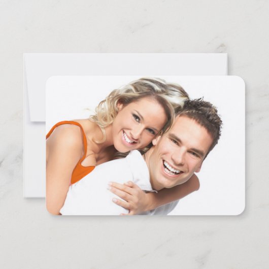 Vandaag trouw ik met mijn vriendin bruiloft RSVP (Achterkant)