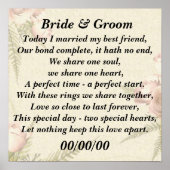 Vandaag trouwde ik met mijn beste vriend, pas het poster (Voorkant)