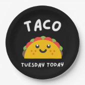 VANDAAG TUSDAG PAPIEREN BORDJE (Voorkant)