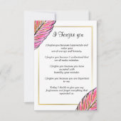 vandaag vergeef ik u notitiekaartje (Voorkant)