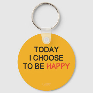 Vandaag verkies ik Happy Affirmation-sleutelhanger Sleutelhanger