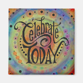 Vandaag vieren magneet (Voorkant)