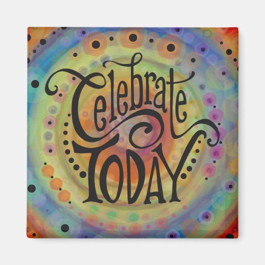 Vandaag vieren magneet (Voorkant)