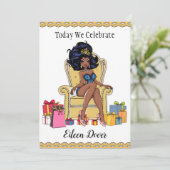 Vandaag vieren we uw verjaardag | Drag Queen Kaart (Staand voorkant)