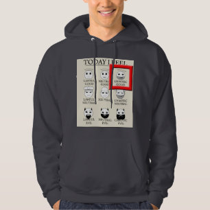 Vandaag voel ik me chaotisch goed hoodie