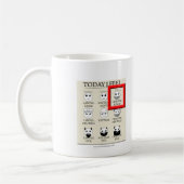 Vandaag voel ik me chaotisch goed koffiemok (Links)