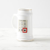 Vandaag voel ik me chaotisch kwaad bierpul (Voorkant links)