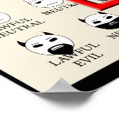 Vandaag voel ik me chaotisch neutraal poster (Hoek)