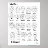 Vandaag voel ik me... poster (Voorkant)