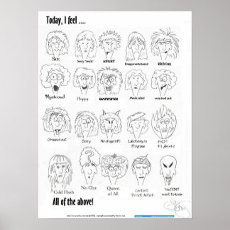 Vandaag voel ik me... poster