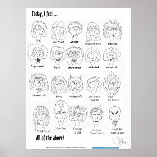 Vandaag voel ik me... poster (Voorkant)