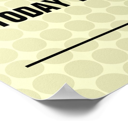 Vandaag voel ik me... poster (Hoek)