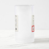 Vandaag voel ik me rechtmatig kwaad matglas bierpul (Center)