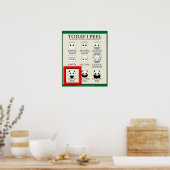 Vandaag voel ik me rechtmatig kwaad poster (Keuken)