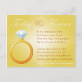 Vandaag & voor altijd briefkaart (Voorkant)