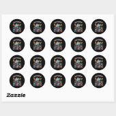 Vandaag Voorspeld Zeilen Met Een Kans Op Drinken Ronde Sticker (Vel)