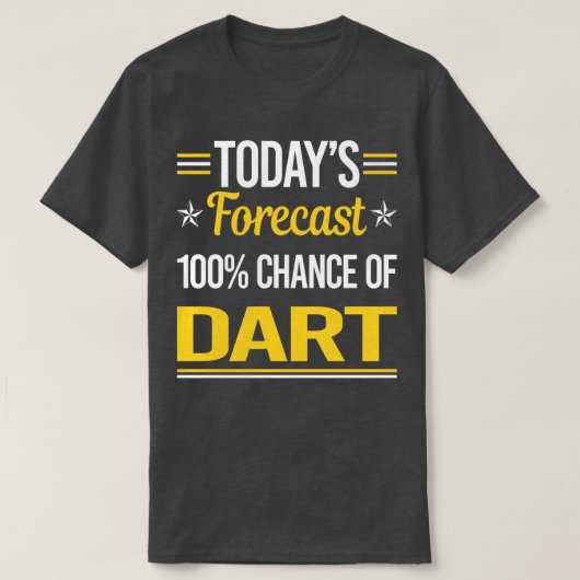Vandaag voorspelde kunst t-shirt (Design voorkant)