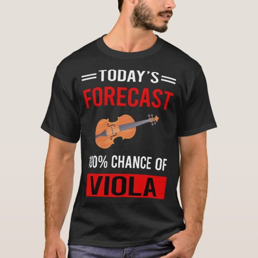 Vandaag voorspellende violist t-shirt (Voorkant)