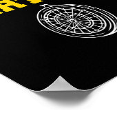 Vandaag voorspelling 100 kans op darting darting d poster (Hoek)