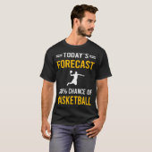 Vandaag voorspelling basketbal t-shirt (Voorkant volledig)