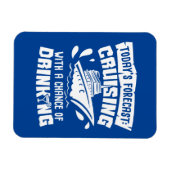 Vandaag Voorspelling Drinken Hut Deur Kajuit Magneet (Horizontaal)