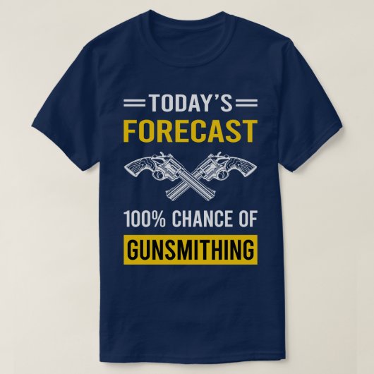 Vandaag voorspelling Gunsmith T-shirt (Design voorkant)