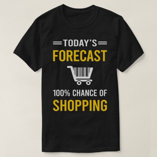 Vandaag Voorspelling Shopper T-shirt (Design voorkant)