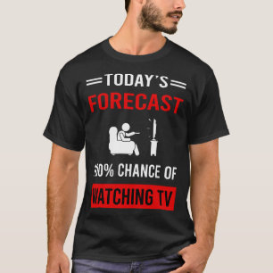 Vandaag Voorspelling TV kijken T-shirt