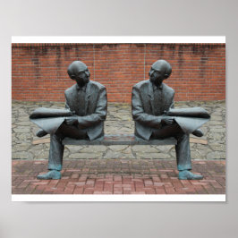 Vandaag waren er onder de bezoekers een ENORME kat Poster