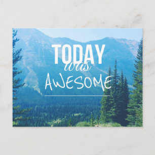 Vandaag was Geweldige Briefkaart