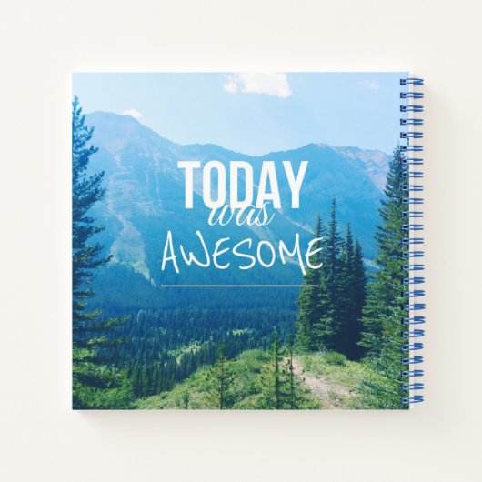 Vandaag was Geweldige Notitieboek (Achterkant)