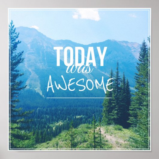 Vandaag was Geweldige Poster (Voorkant)