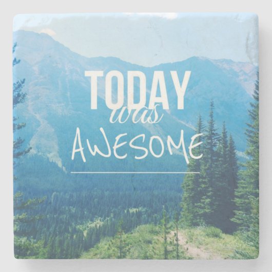 Vandaag was Geweldige Stenen Onderzetter (Voorkant)