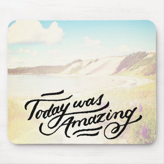 Vandaag was verbazingwekkend muismat (Voorkant)