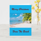 VANDAAG WIL IK VAN ***DE BEACH** KAART (Gele Bloem)