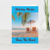 VANDAAG WIL IK VAN ***DE BEACH** KAART (Voorkant)