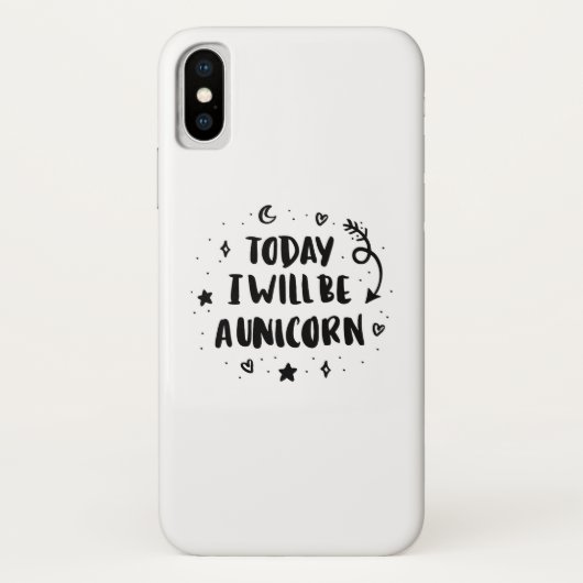 Vandaag word ik een Unicorn Case-Mate iPhone Case (Achterkant)