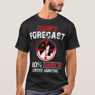 Vandaag wordt de honderdste kans op coyotejacht vo t-shirt