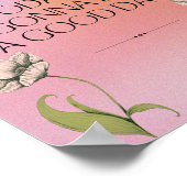 Vandaag wordt een goede dag - positieve bloemen poster (Hoek)