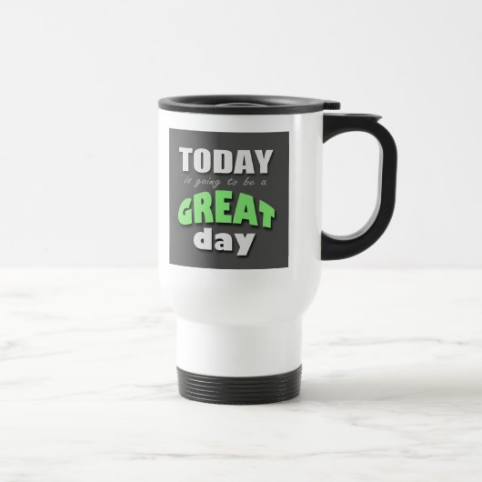 Vandaag wordt het een geweldige dag - reismodebok reisbeker (Rechts)