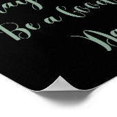 Vandaag wordt het een goede dag Motivatie Poster (Hoek)