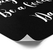 Vandaag wordt het een goede dag Motivatie Poster (Hoek)