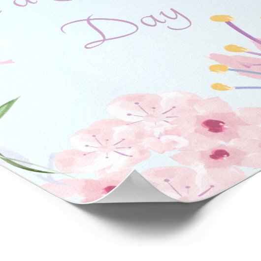 Vandaag wordt het een goede dag Motivatie Poster (Hoek)