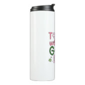 Vandaag wordt het een goede dag Tumbler Thermosbeker (Gedraaid links)